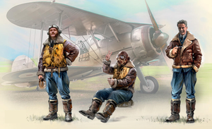 Icm ICM 1/32 British Pilots 1939-1945 Model Figures 