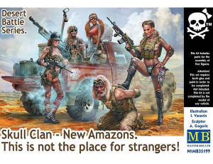 Master Box 1/35 Skull Clan New Amazons This Is Not The Place For Strangers! Master Box 1/35 Skull Clan New Amazons This Is Not The Place For Strangers!