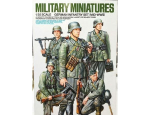  Tamiya 1/35 German Infantry Set Mid WWII Model Figures 