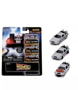 Jada Back To The Future Nano 3 Pack Diecast Models   Jada Back To The Future Nano 3 Pack Diecast Models