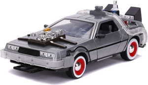 Jada 1/24 Back To The Future 3 DeLorean Diecast Model   Jada 1/24 Back To The Future 3 DeLorean Diecast Model