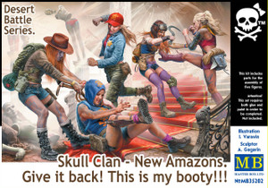 Master Box 1/35 Skull Clan New Amazons Give it Back   Master Box 1/35 Skull Clan New Amazons Give it Back