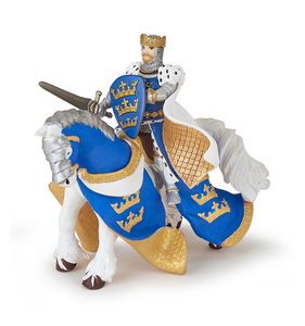 Papo Toys Blue King Arthur Horse Papo Toys Blue King Arthur Horse