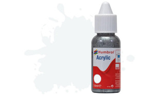 Humbrol 34 14ml Acrylic Matt White Paint Dropper Bottle Humbrol 34 14ml Acrylic Matt White Paint Dropper Bottle
