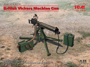 Icm ICM 1/35 British Vickers Machine Gun Model Kit  Icm ICM 1/35 British Vickers Machine Gun Model Kit
