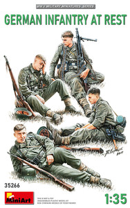 MiniArt 1/35 German Infantry at Rest Model Kit   MiniArt 1/35 German Infantry at Rest Model Kit