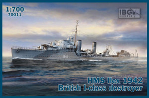  IBG Models 1/700 HMS Ilex 1942 I-Class Destroyer Model Kit 