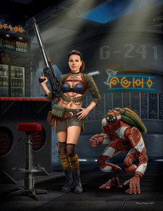  Master Box 1/24 Back Off Model Figure Set 