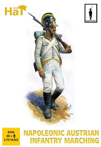  Hat Industrie 1/72 Austrian Infantry Marching Model Figures 