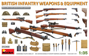 MiniArt 1/35 British Infantry Weapons & Equipment Model Kit   MiniArt 1/35 British Infantry Weapons & Equipment Model Kit