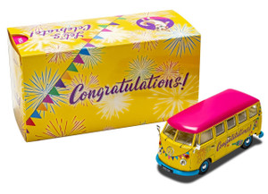 Corgi 1/36 VW Camper Congratulations   Corgi 1/36 VW Camper Congratulations