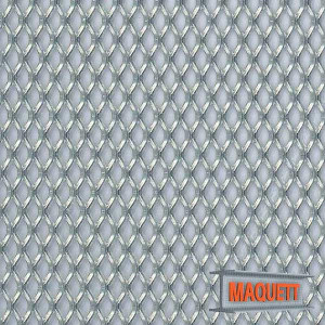 Maquett Galvanised Steel Grid/Grating Sheet 1.7x3.5mm 