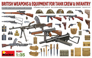 MiniArt 1/35 British Weapons & Equipment For Tank Crew & Infantry Model Kit   MiniArt 1/35 British Weapons & Equipment For Tank Crew & Infantry Model Kit