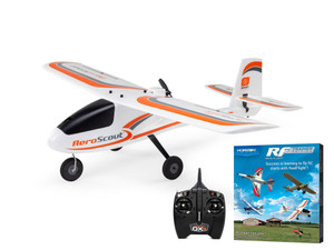  Hobbyzone AeroScout S 2 RTF Basic with Safe and Realflight RC Plane 
