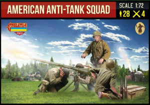  Strelets 1/72 American Anti-Tank Squad Model Figures 