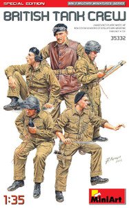 MiniArt 1/35 WWII British Tank Crew Model Figures MiniArt 1/35 WWII British Tank Crew Model Figures