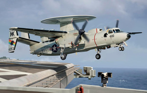  Academy 1/144 Northrop Grumman E-2C Hawkeye USN VAW-113 Black Eagles 