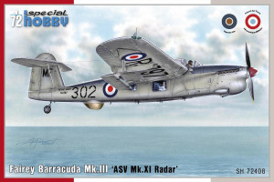 Special Hobby 1/72 Fairey Barracuda Mk.III ASV Mk.XI Radar Model Kit   Special Hobby 1/72 Fairey Barracuda Mk.III ASV Mk.XI Radar Model Kit