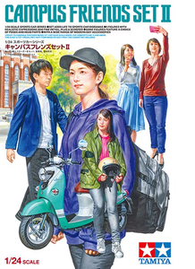  Tamiya 1/24 Campus Friends Model Figures 