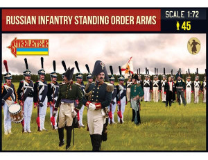 Strelets 1/72 Russian Infantry Standing Order Arms Model Figures Strelets 1/72 Russian Infantry Standing Order Arms Model Figures