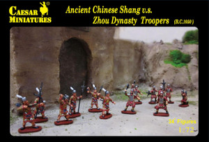 Caesar Miniatures 1/72 Shang vs Zhou Dynasty Troopers BC 1050 Caesar Miniatures 1/72 Shang vs Zhou Dynasty Troopers BC 1050