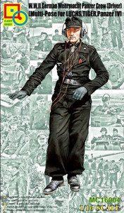  Classy Hobby 1/16 WWII German Panzer Crew Driver Model Kit 