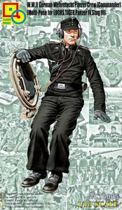  Classy Hobby 1/16 WWII German Panzer Crew Commander Model Kit 