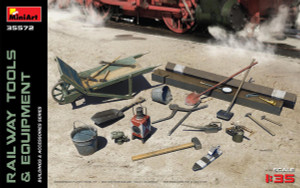 MiniArt 1/35 Railway Tools & Equipment Model Kit   MiniArt 1/35 Railway Tools & Equipment Model Kit