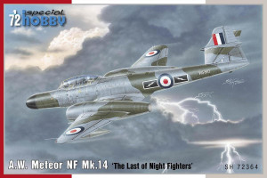Special Hobby 1/72 Gloster Meteor NF Mk.14 Model kit Special Hobby 1/72 Gloster Meteor NF Mk.14 Model kit