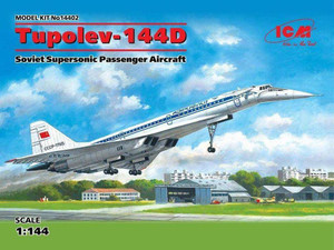 Icm ICM 1/144 Tupolev Tu-144D Model Kit 