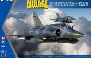 Kinetic 1/48 Dassault Mirage 2000D with Dual GBU-12/22   Kinetic 1/48 Dassault Mirage 2000D with Dual GBU-12/22