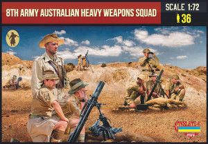 Strelets 1/72 8th Army Australian WWII Heavy Weapons Model Figures Strelets 1/72 8th Army Australian WWII Heavy Weapons Model Figures
