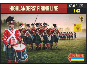 Strelets 1/72 Highlanders Firing Line Model Figures   Strelets 1/72 Highlanders Firing Line Model Figures
