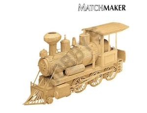  Matchmaker Locomotive Matchstick Model 