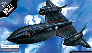  Academy 1/72 Lockheed SR-71 Blackbird Model Kit 