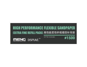 Meng Models Flexible Sand Paper 1500 Grit Refill (x6) Meng Models Flexible Sand Paper 1500 Grit Refill (x6)