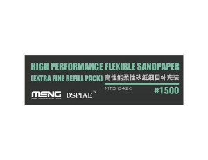  Meng Models Flexible Sand Paper 1500 Grit Refill (x6) 