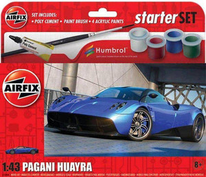  Airfix 1/43 Pagani Huayra Starter Set 