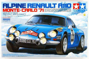  Tamiya 1/24 Renault Alpine A110 Monte Carlo 1971 Model Kit 