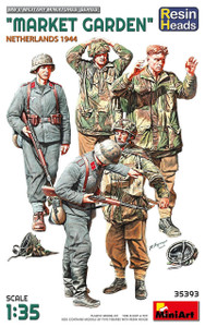  MiniArt 1/35 Market Garden Holland 1944 Resin Heads Model Kit 