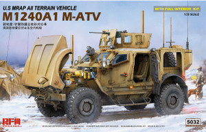 Rye Field Models 1/35 U.S MRAP M1240A1 M-ATV With Full Interior Model Kit Rye Field Models 1/35 U.S MRAP M1240A1 M-ATV With Full Interior Model Kit