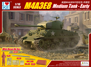Trumpeter 1/16 M4A3E8 Medium Tank Early Sherman Easy Eight Trumpeter 1/16 M4A3E8 Medium Tank Early Sherman Easy Eight