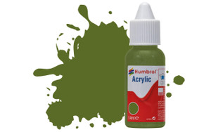 Humbrol 88 14ml Acrylic Matt Deck Green Dropper Bottle Humbrol 88 14ml Acrylic Matt Deck Green Dropper Bottle