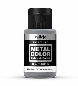 Vallejo Metal Color 701 32ml Aluminium Acrylic Paint Vallejo Metal Color 701 32ml Aluminium Acrylic Paint