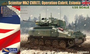  Gecko Models 1/35British Army Scimitar Mk2 CVR(T),Operation Cabrit, Estonia Model Kit 