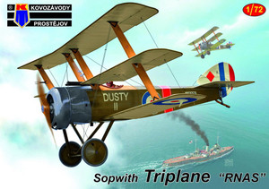 KPM 1/72 Sopwith Triplane "RNAS" Model Kit   KPM 1/72 Sopwith Triplane "RNAS" Model Kit