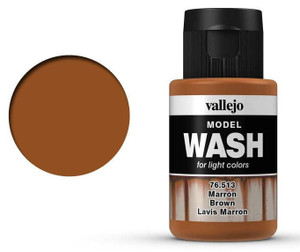 Vallejo Acrylic Wash 35ml Brown   Vallejo Acrylic Wash 35ml Brown