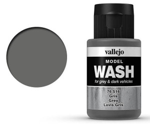  Vallejo Acrylic Wash 35ml Grey 