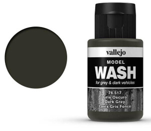 Vallejo Acrylic Wash 35ml Dark Grey Vallejo Acrylic Wash 35ml Dark Grey
