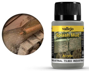 Vallejo Acrylic Weathering Effects 40ml Industrial Splash Mud Vallejo Acrylic Weathering Effects 40ml Industrial Splash Mud